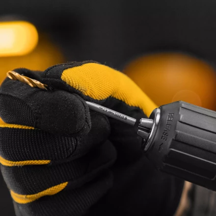 Сверло спиральное по металлу Denzel 4,2 x 75 мм, Р6М5, Golden Tip, 718230 купить в Магнитогорске