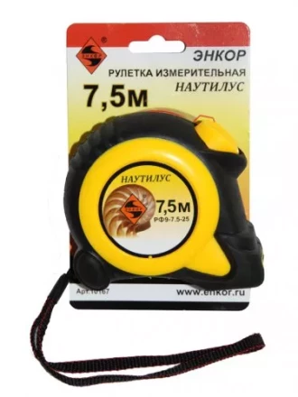 Рулетка 7,5м Наутилус Энкор 10167 купить в Магнитогорске
