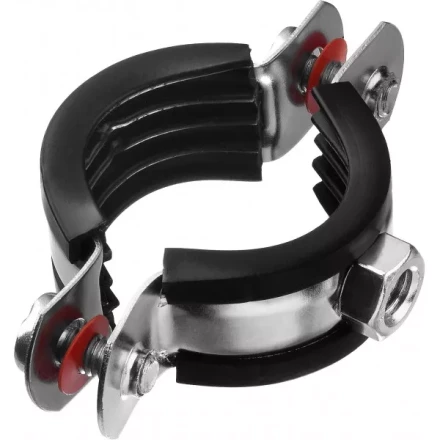 Хомут трубный с гайкой, оцинкованный, 1&quot;, 9шт, ЗУБР Мастер 37850-32-37 37850-32-37 купить в Магнитогорске