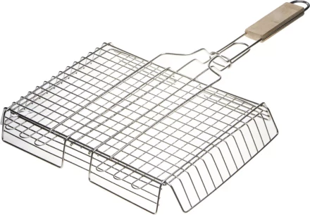 Решетка-гриль GRINDA &quot;BARBECUE&quot;, объемная, нержавеющая сталь, 340х260мм 424732 купить в Магнитогорске