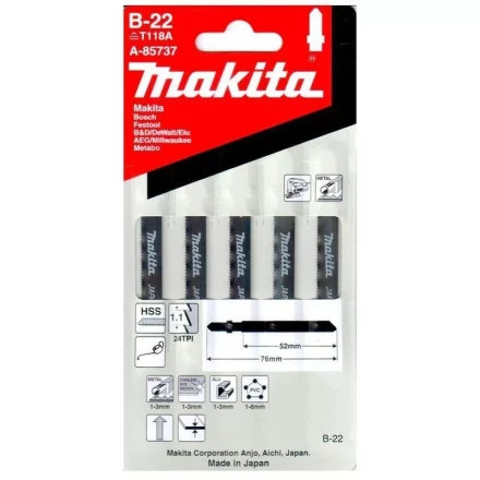 Пилки для лобзика Makita B-22 A-85737 купить в Магнитогорске