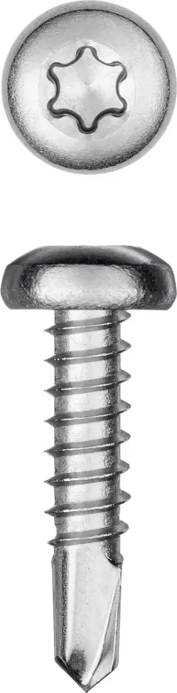 Нержавеющие саморезы DS-P с полукруглой головкой, коробка 300931-35-016