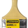 Кисть плоская STAYER "EURO", "AQUA" для воднодисперсионных и акриловых ЛКМ, искусств щетина, деревян ручка, 4"/100мм 01062-100 купить в Магнитогорске