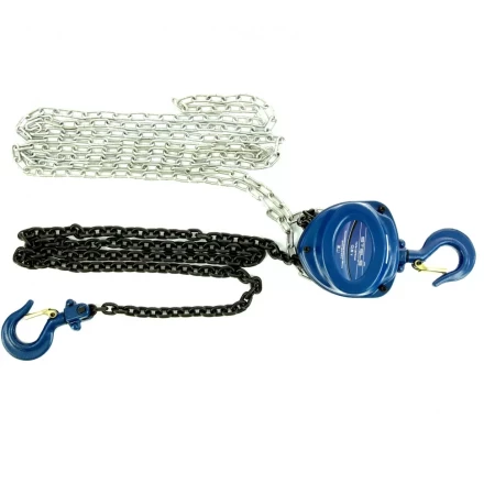 Таль цепная 0,5 т h подъема 2,5 м расстояние между крюками 350 мм Stels 51943 купить в Магнитогорске