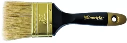 Кисть плоская &quot;Профи&quot;  4&quot; натуральная щетина деревянная ручка  MATRIX 83155