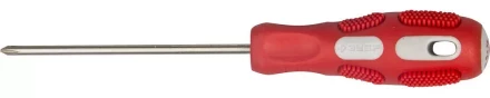 Отвертка ЗУБР &quot;ПРОФИ&quot; хромованадиевая сталь, двухкомпонентная рукоятка, магнит наконечник, PH0x75мм 25232-0-075_z01 купить в Магнитогорске