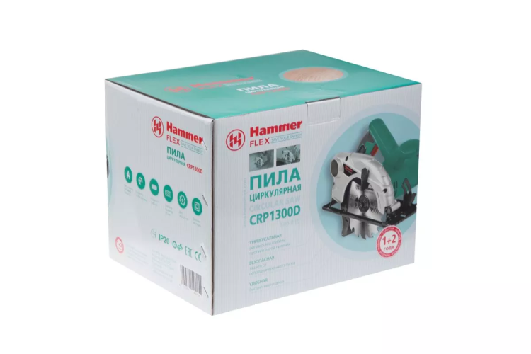 Пила циркулярная HAMMER CRP1300D купить в Магнитогорске