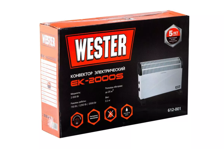 Конвектор WESTER EK2000S купить в Магнитогорске