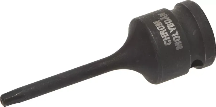 Торцовая головка KRAFTOOL "INDUSTRIE QUALITAT" ударная (1/2"), TORX, Cr-Mo, фосфатированная, T27 27952-27 купить в Магнитогорске