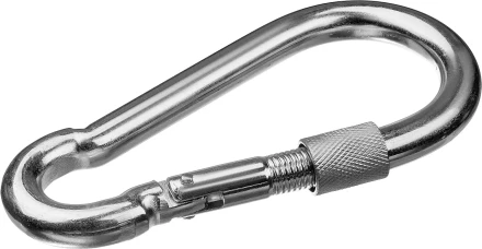 ЗУБР DIN 5299D, 12 мм, 1 шт, карабин с предохранительной гайкой (304556-12) купить в Магнитогорске