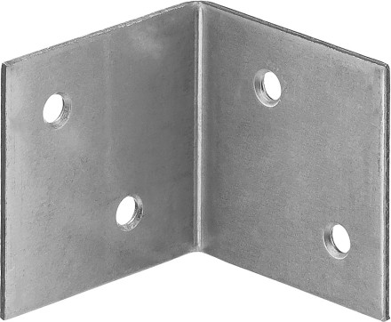 ЗУБР УМШ-1.5, 40 x 40 x 40 x 1.5 мм, белый цинк, широкий мебельный уголок (31034-40) купить в Магнитогорске