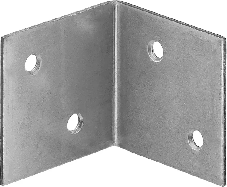 ЗУБР УМШ-1.5, 40 x 40 x 40 x 1.5 мм, белый цинк, широкий мебельный уголок (31034-40) купить в Магнитогорске