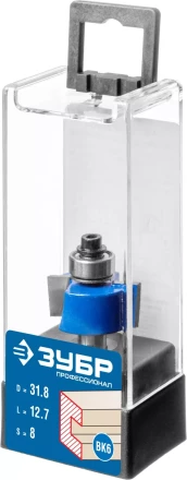 ЗУБР 31.8 x 12.7 мм, хвостовик 8 мм, фреза фальцевая, Профессионал (28758-31.8) купить в Магнитогорске