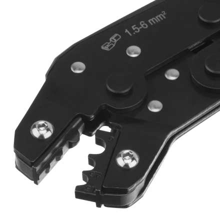 Клещи для обжима неизолированных наконечников НК и НВ, разъемов РП, 1,5 - 6 мм2 Denzel 17746 купить в Магнитогорске