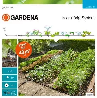 Шланг сочащийся 13 мм (1/2”) 40 м с фитингами GARDENA купить в Магнитогорске
