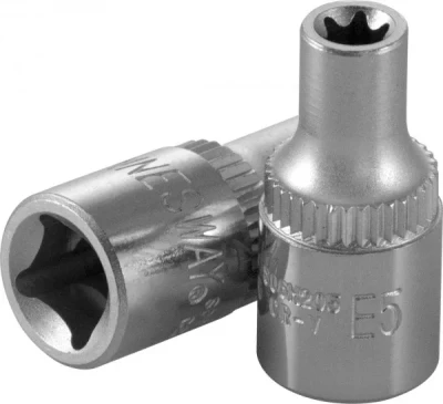 Торцевая головка 1/4"DR внешний TORX Е-7 S06H207 Jonnesway 49701