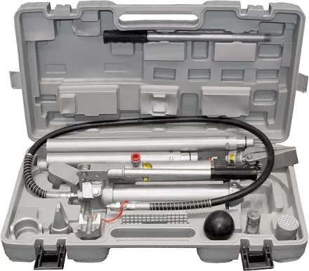Растяжка гидравлическая 10 т набор из 17 предметов 7 сменных насадок в пластмассовом кейсе MATRIX 513405 купить в Магнитогорске
