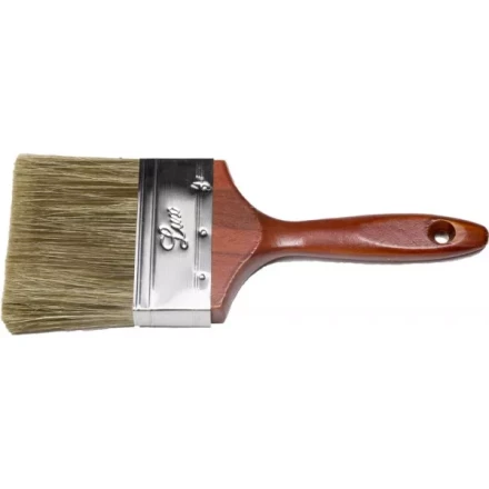 Кисть плоская STAYER &quot;LASUR - LUX&quot;, деревянная ручка, смешанная щетина, 100мм 01051-100 купить в Магнитогорске