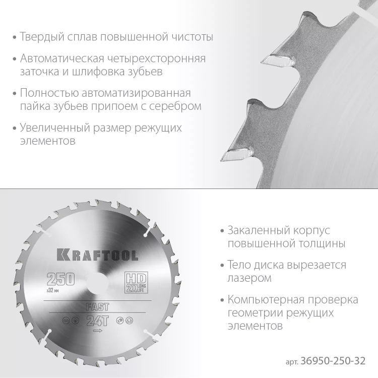 Диск пильный FAST, повышенный ресурс 36950-250-32 купить в Магнитогорске