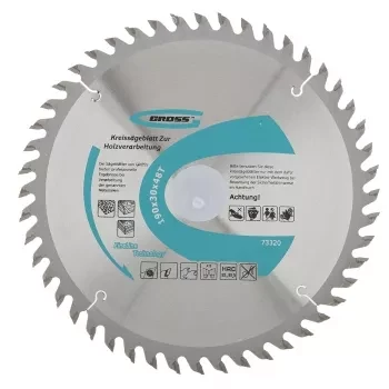 Пильный диск по дереву 190 x 20/16 x 48Т GROSS 73317 купить в Магнитогорске