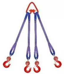 Строп текстильный четырехветвевой 4СТ 2.5 т L=5.5 м SF7 30 мм Звено РТ- 3 купить в Магнитогорске