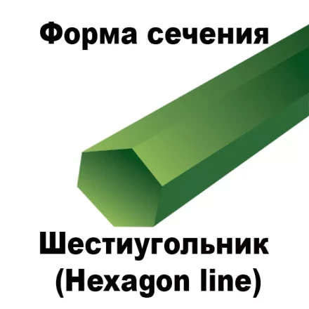 Леска для триммера HEXAGON LINE (шестиугольник) катушка 3,5ММХ122М купить в Магнитогорске