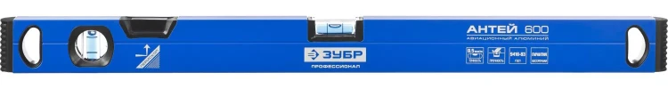 Уровень ЗУБР "ПРОФЕССИОНАЛ" "АНТЕЙ" с перископом, фрезерованная базовая поверхность, 2 цельные противоударные ампулы, 60см 34586-060_z01 купить в Магнитогорске