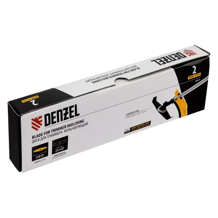 Диск для триммера  мульчирующий, 250 х 25,4 толщина 3 мм, 2 лезвия// Denzel 96327 купить в Магнитогорске