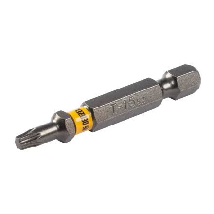 Бита TX 15х50, сталь S2, шестигранный профиль, 10 шт. Е 6,3 Denzel 11668 купить в Магнитогорске