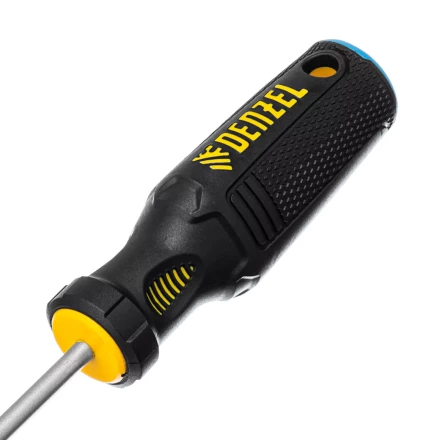 Отвертка, SL5x150 мм, S2, 3к рукоятка Denzel 121977 купить в Магнитогорске
