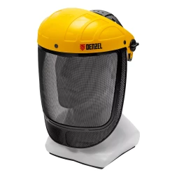 Щиток защитный лицевой с сеткой Denzel &quot;СВОНА&quot; НС-01 &quot;ЛЮКС&quot;, плавная регулировка храповик, 89196