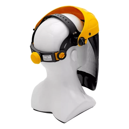 Щиток защитный лицевой с сеткой Denzel &quot;СВОНА&quot; НС-01 &quot;ЛЮКС&quot;, плавная регулировка храповик, 89196 купить в Магнитогорске