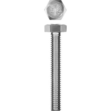 Болт ГОСТ 7798-70, M6 x 40 мм, 5 шт, кл. пр. 5.8, оцинкованный, ЗУБР 303086-06-040 купить в Магнитогорске