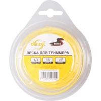 Леска для триммера квадратная, 1,3мм х 15м  Denzel Россия 96151