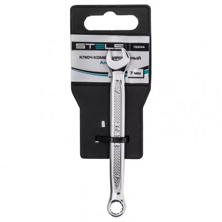 Ключ комбинированный 7 мм CrV антислип Stels 15244 купить в Магнитогорске