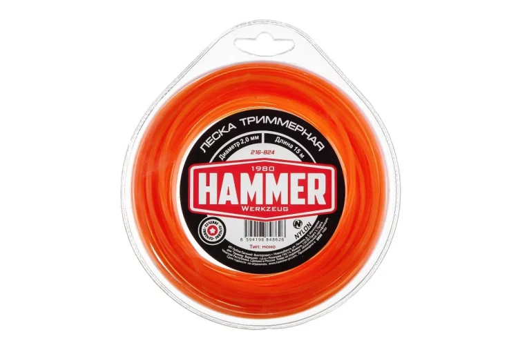 Леска для триммеров HAMMER 216-824 купить в Магнитогорске