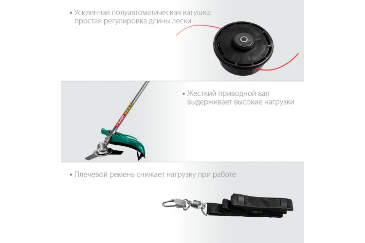 ЗУБР 1700 Вт, ш/с 42 см, сетевой триммер (КСВ-42-1700) купить в Магнитогорске