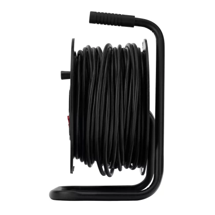 Удлинитель силовой на кабельной катушке, ПВС, 50 м, 4 розетки, 16А, тип УХз16, Россия Сибртех 96046 купить в Магнитогорске