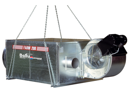 Подвесной газовый теплогенератор BALLU FARM 200 T/C LPG купить в Магнитогорске