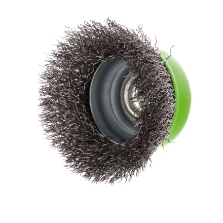 Щетка для УШМ, 65 мм, М14, &quot;чашка&quot;, витая проволока 0.3 мм Сибртех 746037 купить в Магнитогорске