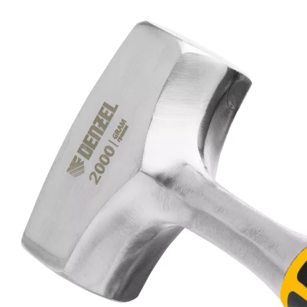 Кувалда 2 кг, цельнометаллическая, двухкомпонентная рукоятка Denzel 11013 купить в Магнитогорске