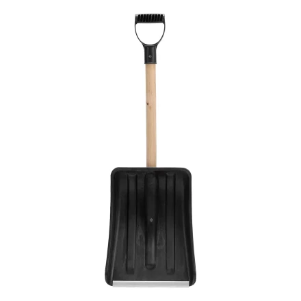 Лопата для уборки снега полипропиленовая Sparta, 275х365х870 мм, деревянный черенок, Россия 61653 купить в Магнитогорске
