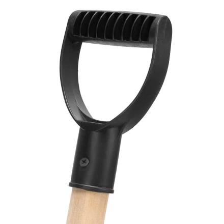 Лопата для уборки снега полипропиленовая Sparta, 275х365х870 мм, деревянный черенок, Россия 61653 купить в Магнитогорске