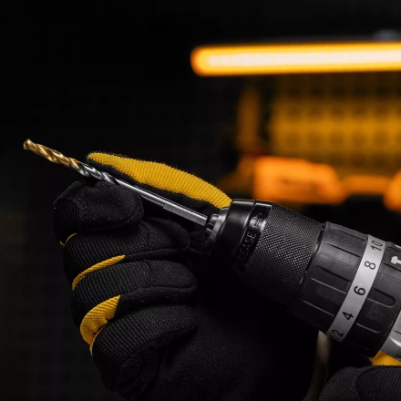 Сверло спиральное по металлу Denzel 5,5 x 93 мм, Р6М5, Golden Tip 718234 купить в Магнитогорске