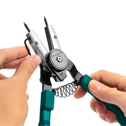 Съемники стопорных колец KRAFTOOL Universal 8-in-1 22813 купить в Магнитогорске