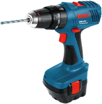 Дрель-шуруповерт аккумуляторная Bosch GSB 12-2 в кейсе (0.601.9А7.500) купить в Магнитогорске