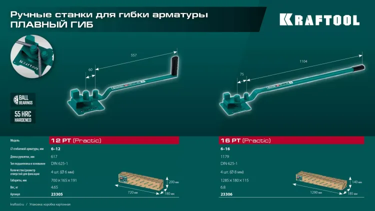 Ручной станок для гибки арматуры 23305 купить в Магнитогорске