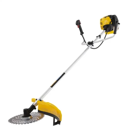 Триммер бензиновый DTL-52, 52 см3, неразъемная штанга, состоит из 2 частей Denzel 96265 купить в Магнитогорске