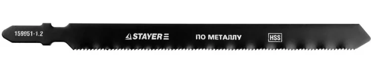 Полотна STAYER "PROFI", T318A, для эл/лобзика, HSS, по металлу (1-3мм), EU-хвост., шаг 1,2мм, 106мм, 2шт 159951-1.2_z01 купить в Магнитогорске