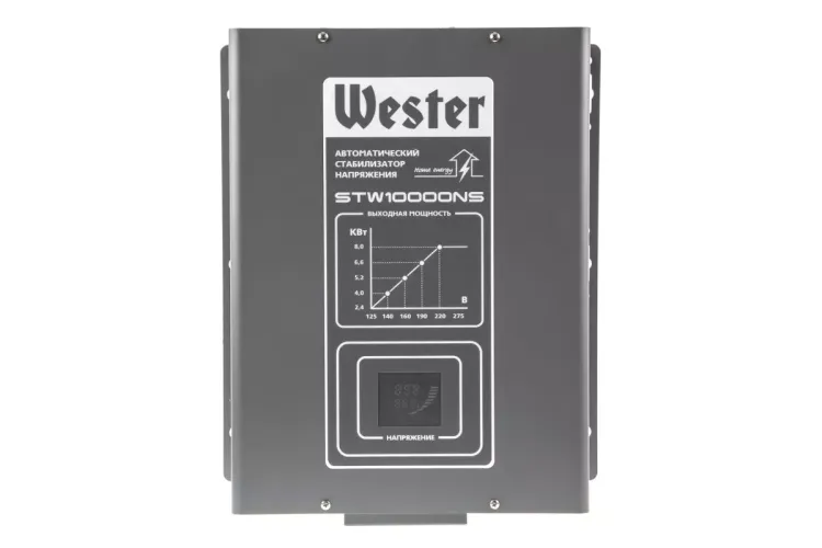 Стабилизатор напряжения WESTER STW10000NS купить в Магнитогорске